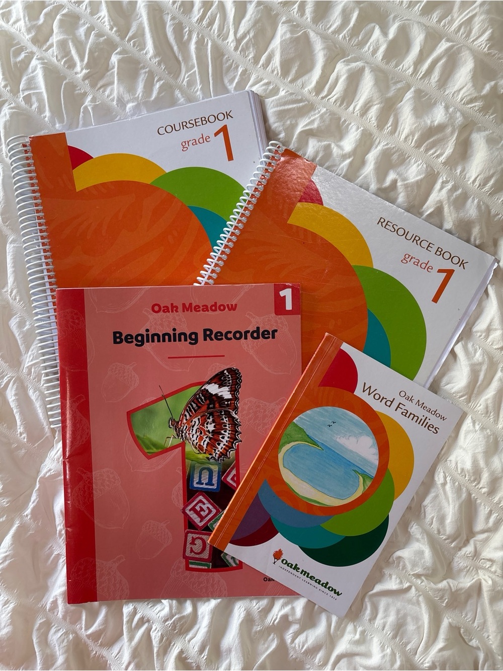 Oak Meadow Grade 1 Curriculum Set - Coursebook, Resource Book, homeschool